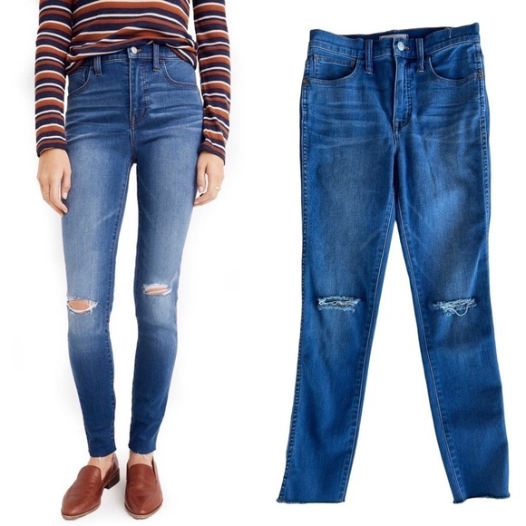 Madewell 10” Roadtripper Raw Hem Jeans - Picture 1 of 12